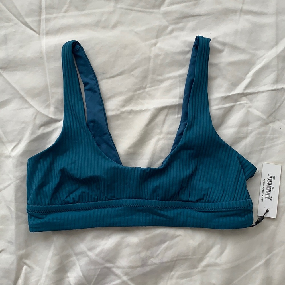 NWT Vitamin A Sienna tank bikini top